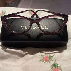 Versace Women's Purple Eyeglasses